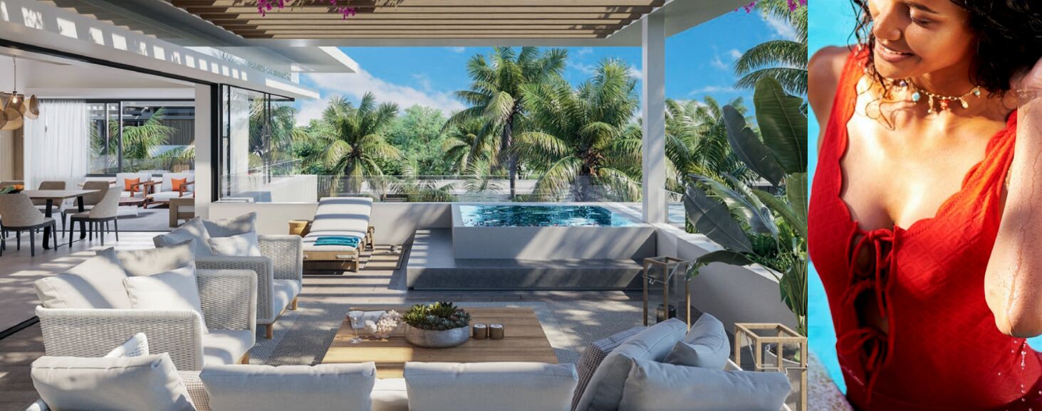 EXCEPTIONAL SEMI-FURNISHED PENTHOUSE FOR SALE - 2 BEDROOMS – TROU AUX BICHES - NORTH – Trou aux Biches