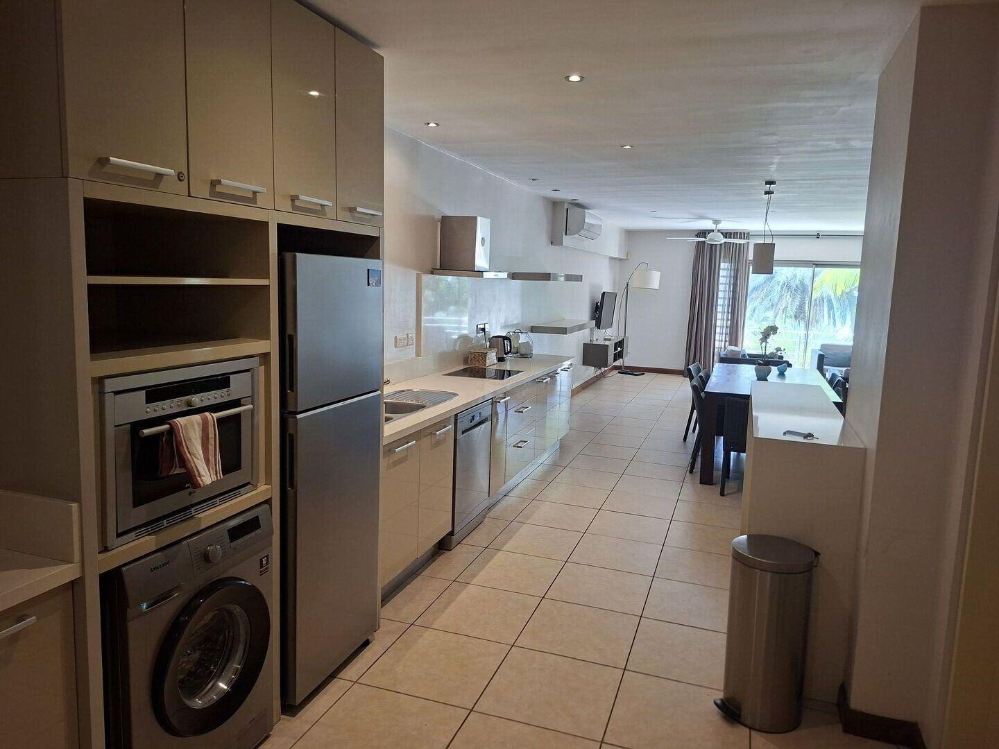 Appartement Pieds dans L'eau de 3 chambres à Trou aux Biches Pieds dans L'eau