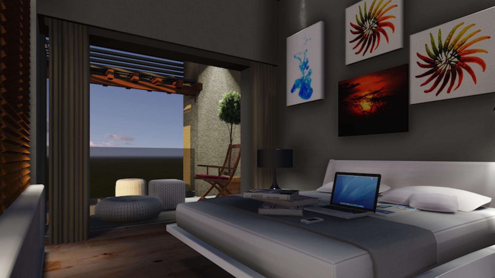 Flic en Flac-SUNCITY- A Vendre Penthouse de 3 chambres