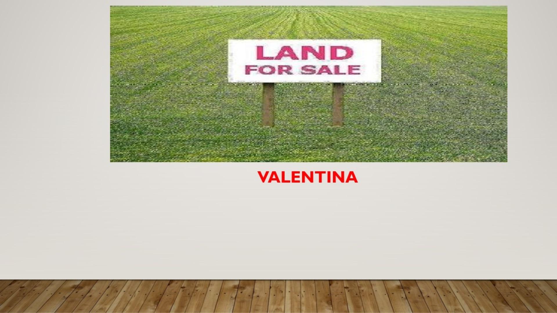 Terrain à vendre à Valentina de 3,34 perches très proche de l'autoroute