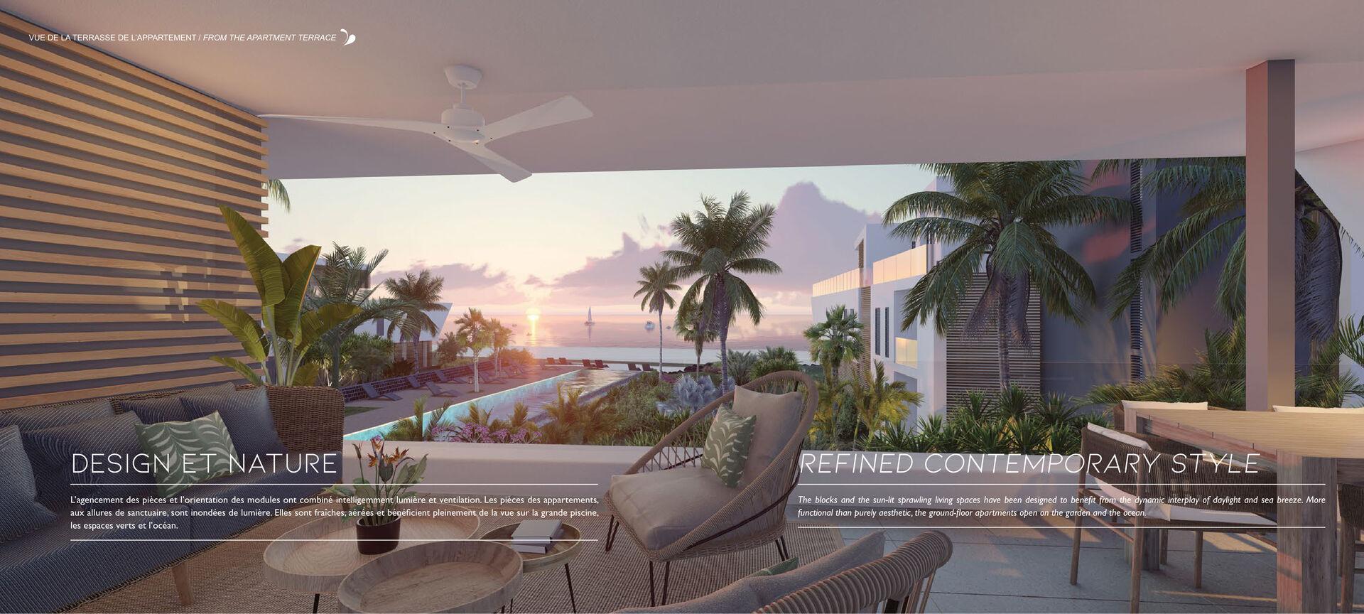 Appartements et Penthouses de luxe en bord de mer à vendre à Rivière Noire, île Maurice