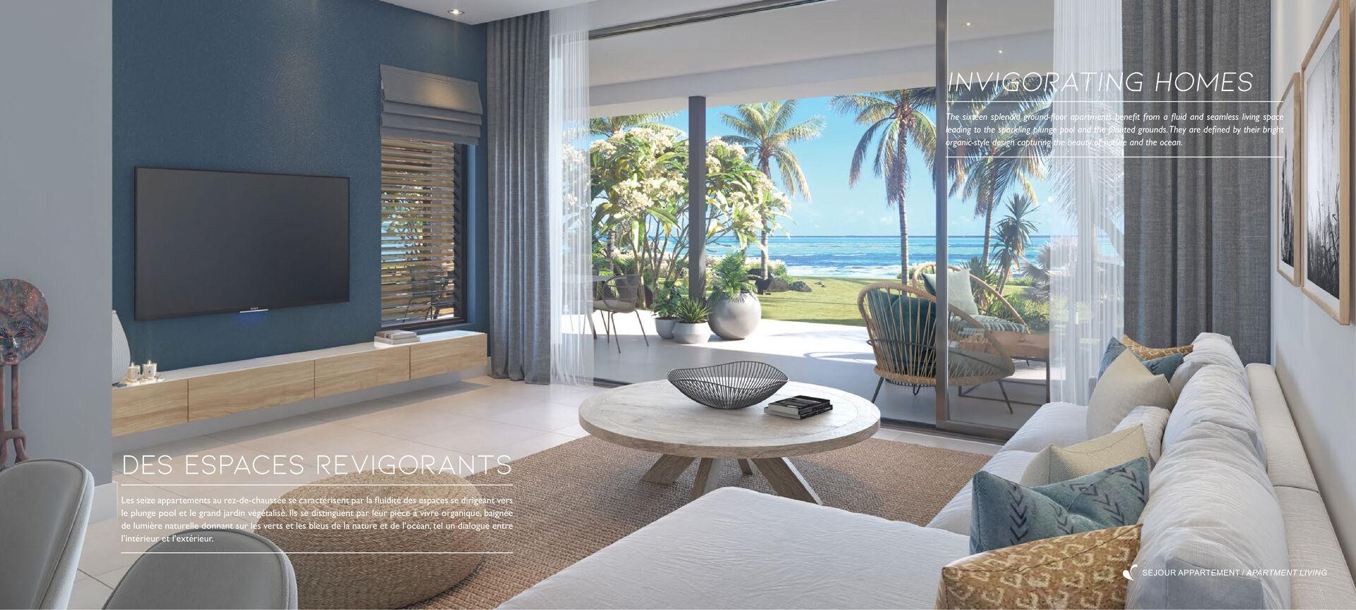 Appartements et Penthouses de luxe en bord de mer à vendre à Rivière Noire, île Maurice