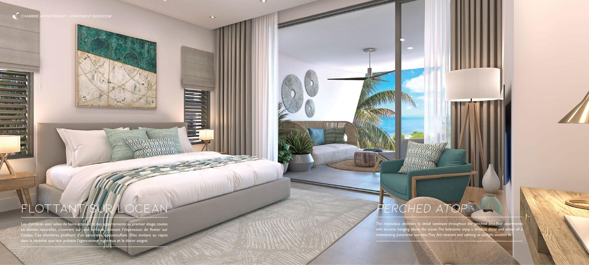 Appartements et Penthouses de luxe en bord de mer à vendre à Rivière Noire, île Maurice