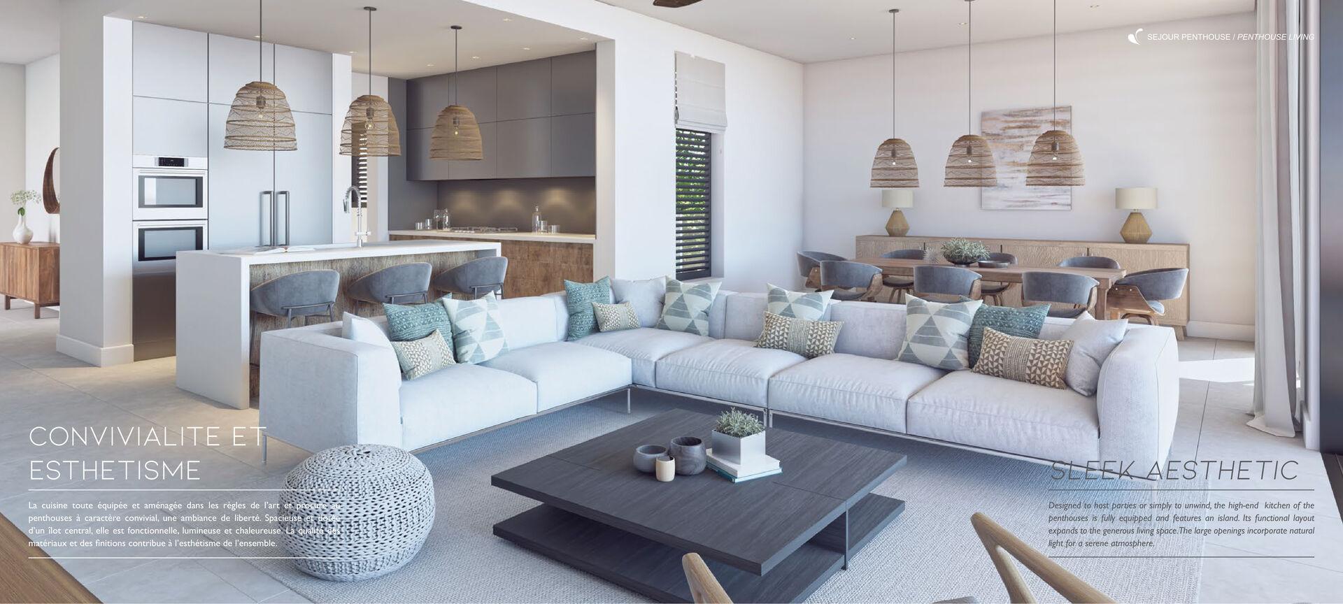 Appartements et Penthouses de luxe en bord de mer à vendre à Rivière Noire, île Maurice