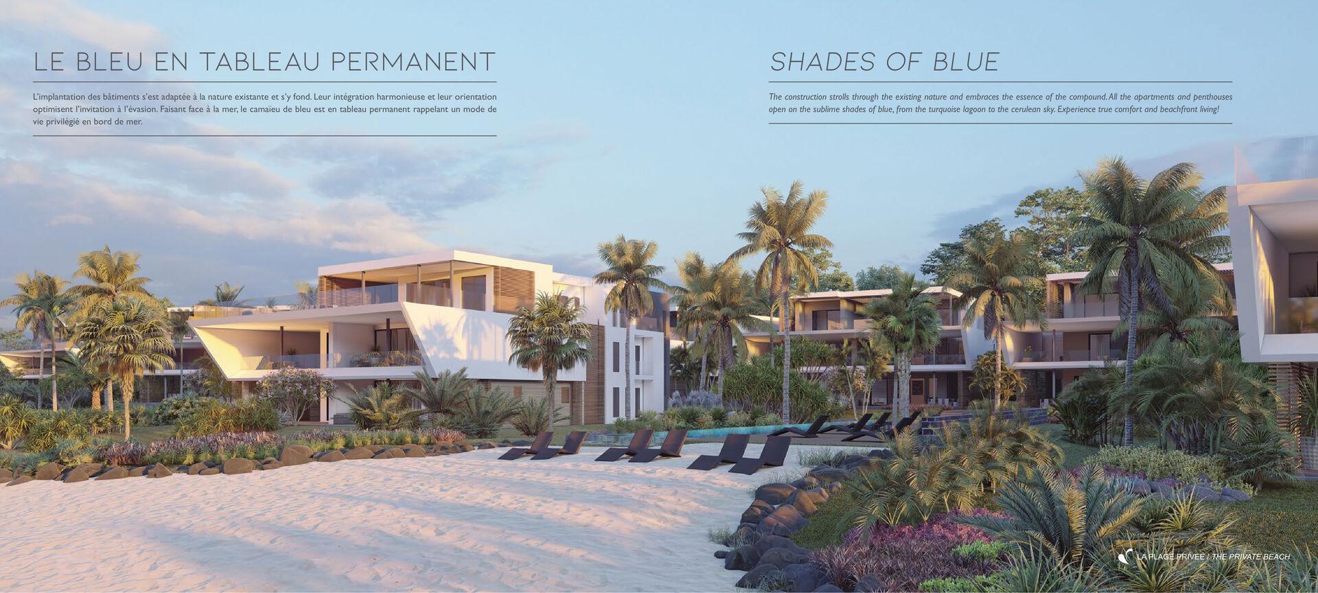 Appartements et Penthouses de luxe en bord de mer à vendre à Rivière Noire, île Maurice