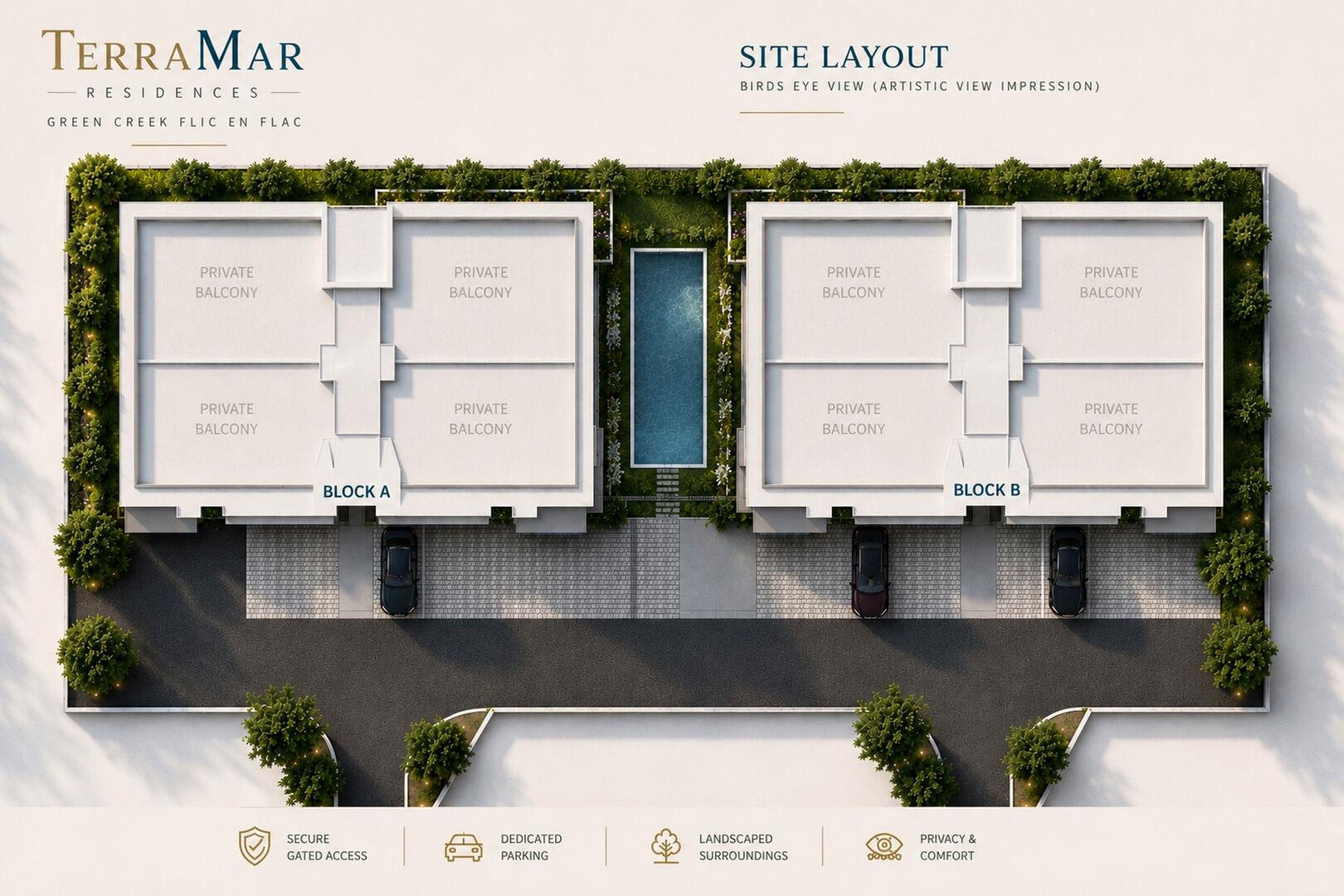 TerraMar Residences – Appartements 3 Chambres à Vendre à Flic en Flac