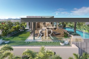 Penthouse à vendre à Grand Baie, 218m², 3 chambres, piscine commune, garage, parking, tennis, plage, golf – 30527 GRAND BAIE