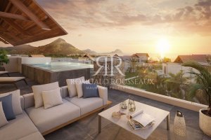 Penthouse à vendre à Flic en Flac, 272m², 3 chambres, piscine commune, vue mer, proche commodités – FLIC EN FLAC