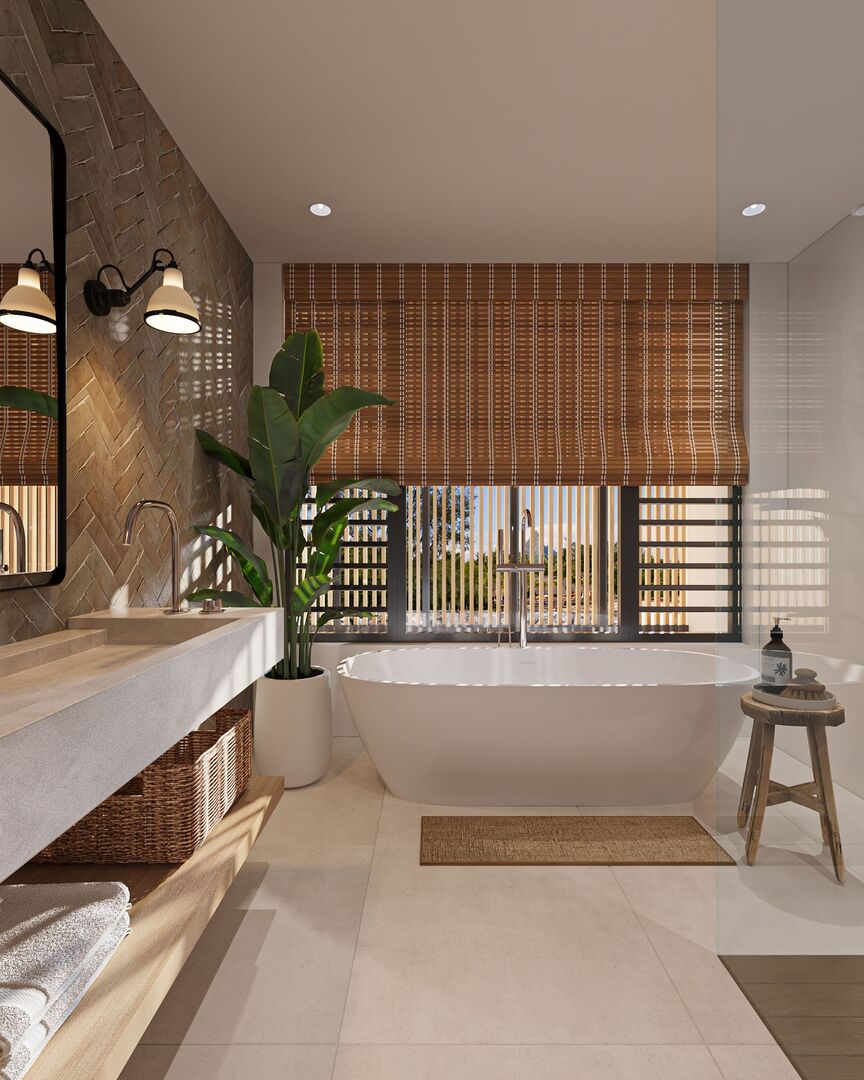 Projet SHOBA  Flic en Flac  Villa  Salle de bain l