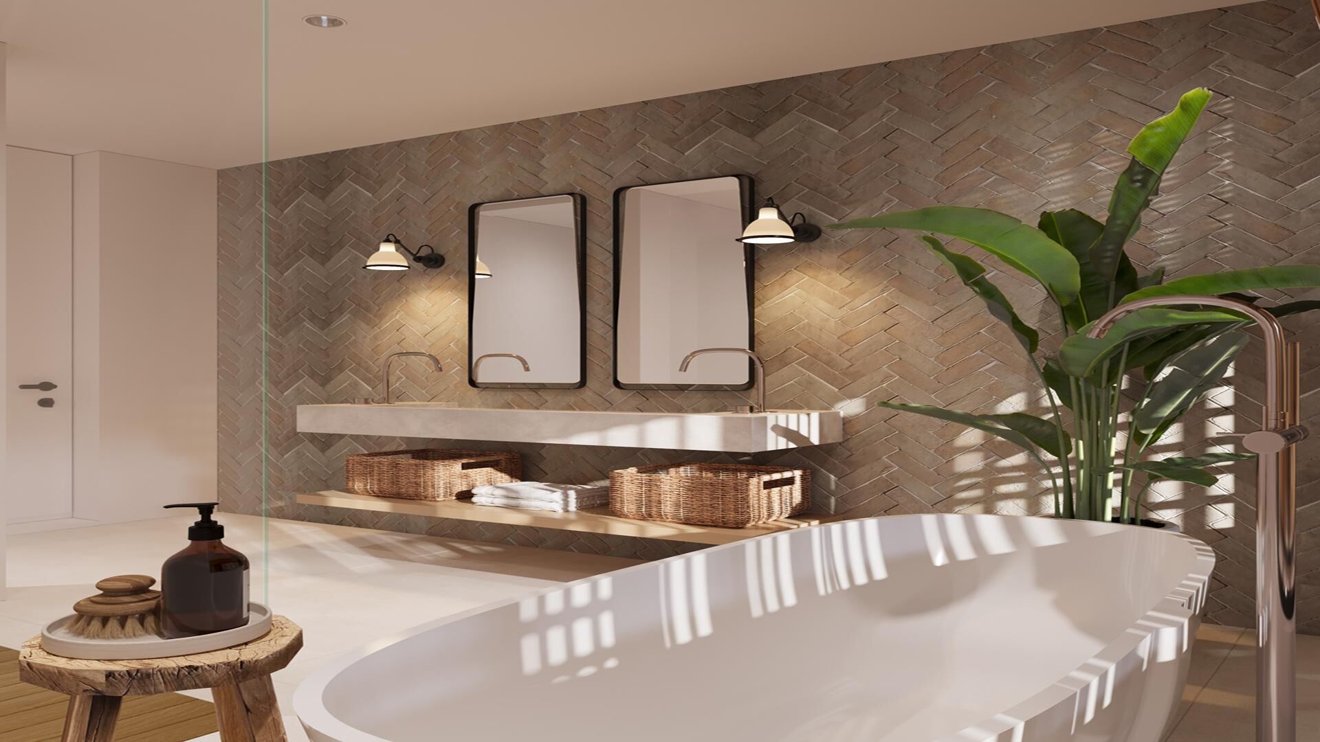 Projet SHOBA  Flic en Flac  Villa  Salle de bain a