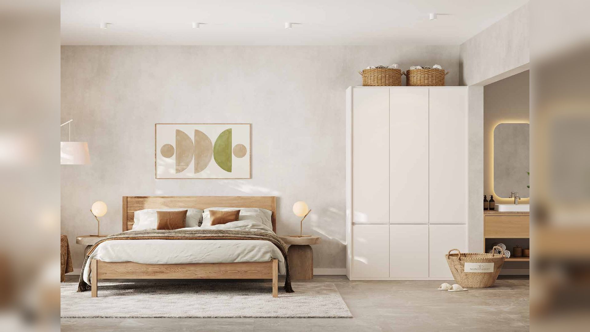 The Signature  Interior  Bedroom Suite Soft Tones 