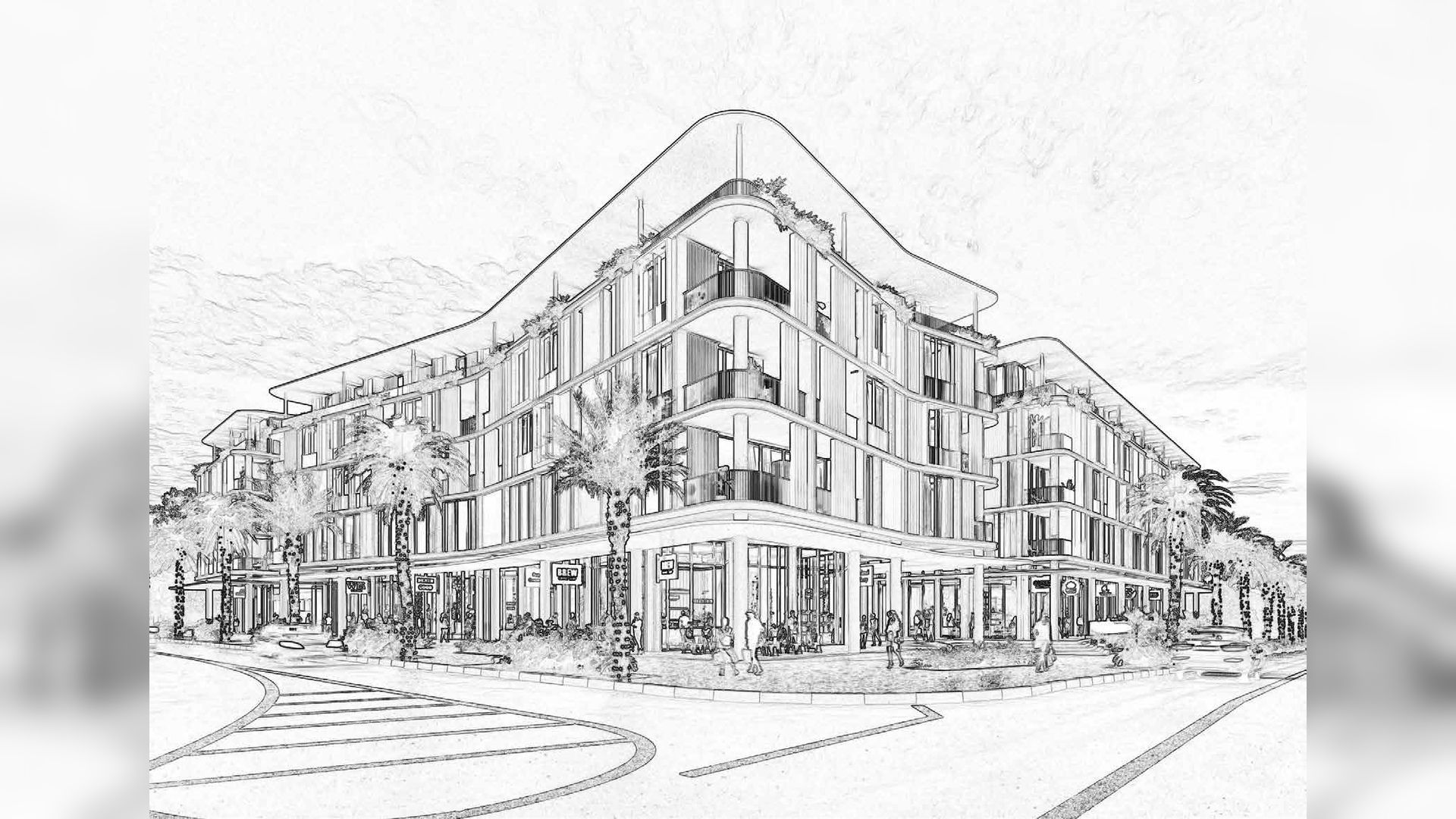 The Signature  Illustration  Architectural Sketch 