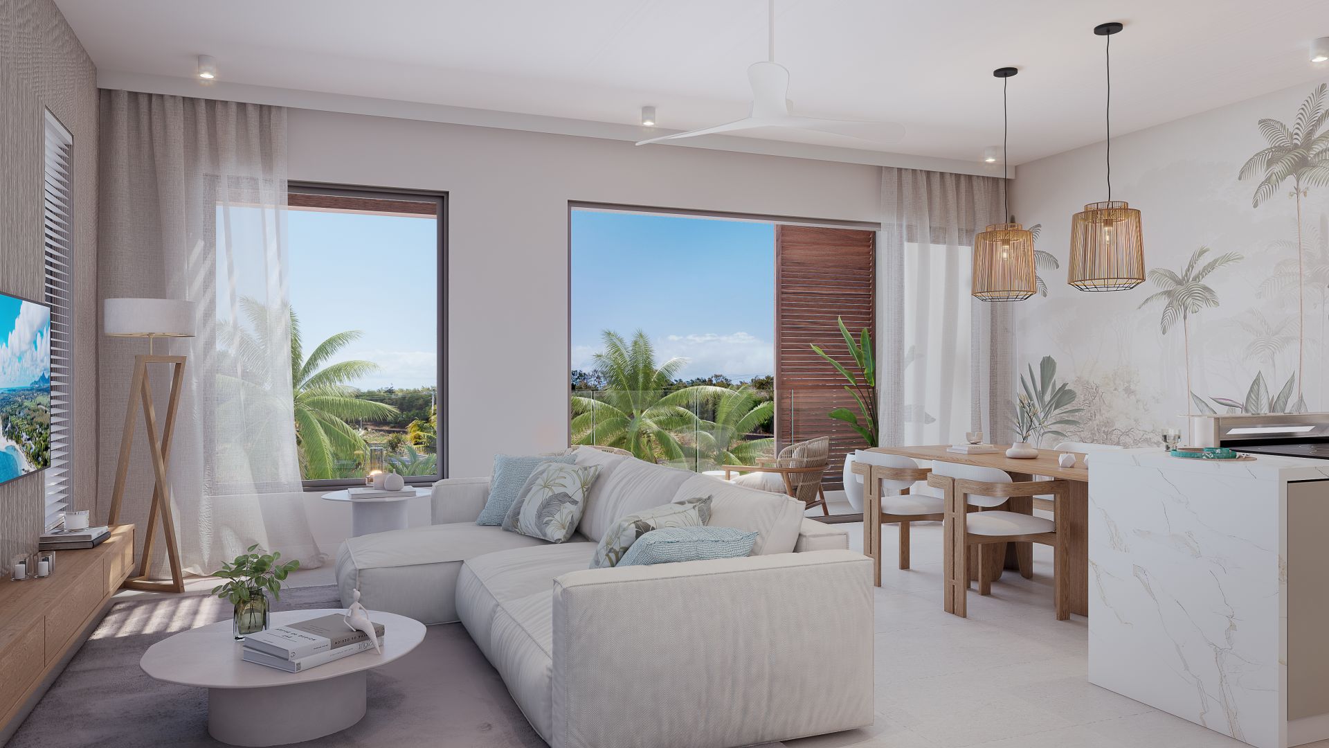 THE SOLAYA 2BEDROOMS  APARTMENTLIVING VIEW by west