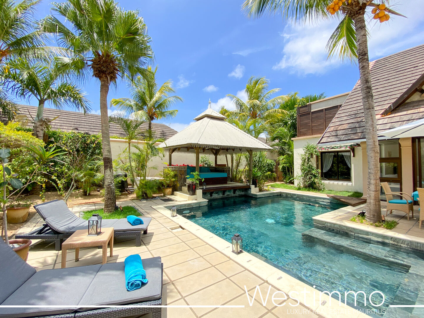 Westimmo Real Estate Duplex house for rent Tamarin