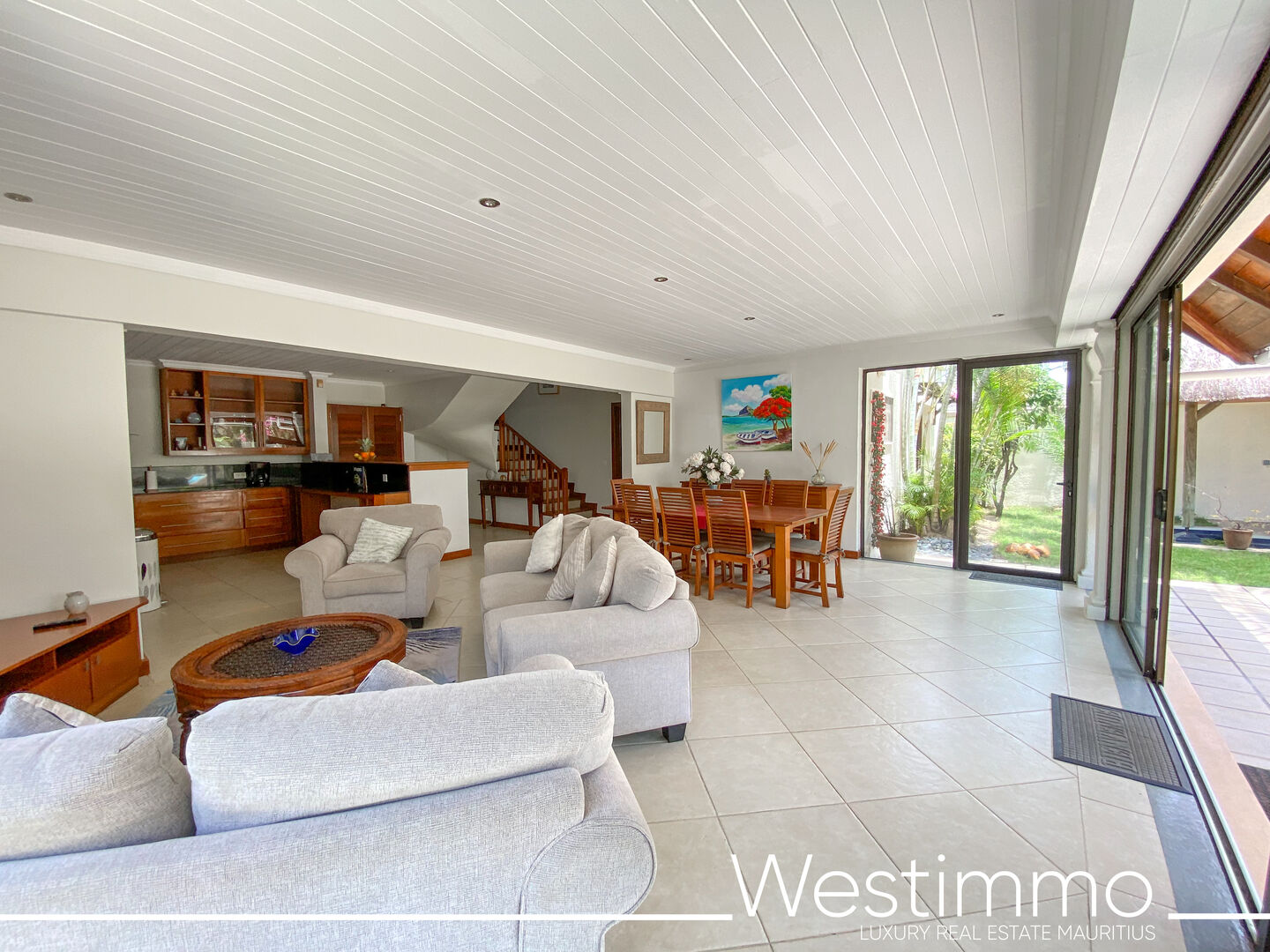 Westimmo Real Estate Duplex house for rent Tamarin