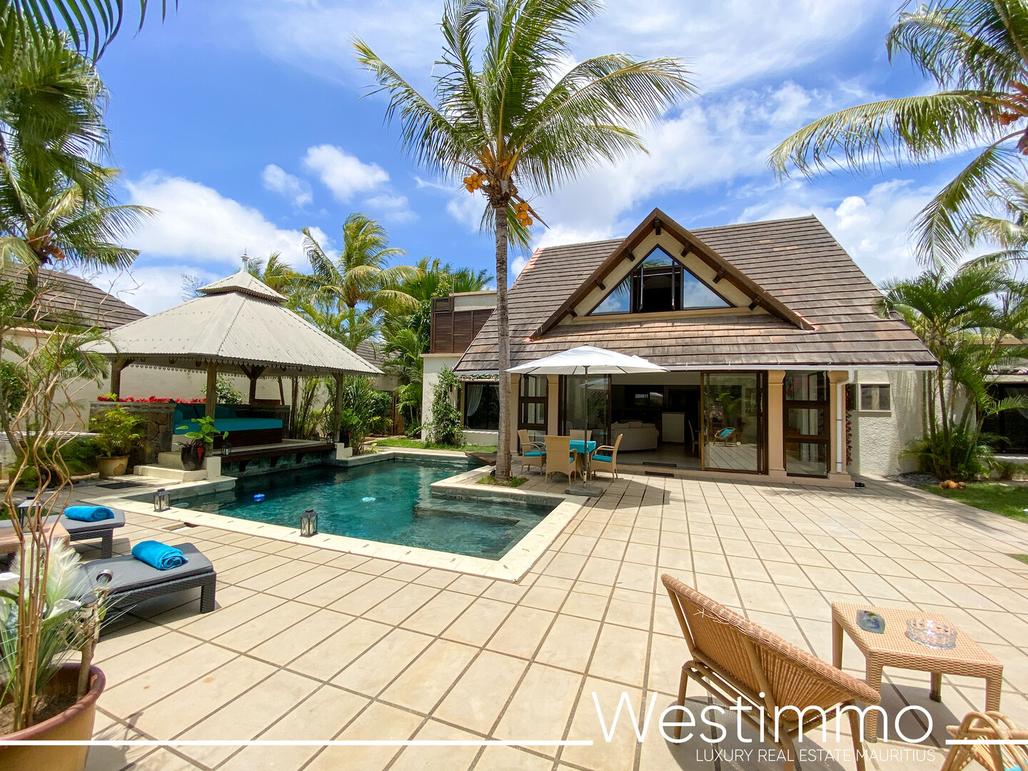 Westimmo Real Estate Duplex house for rent Tamarin