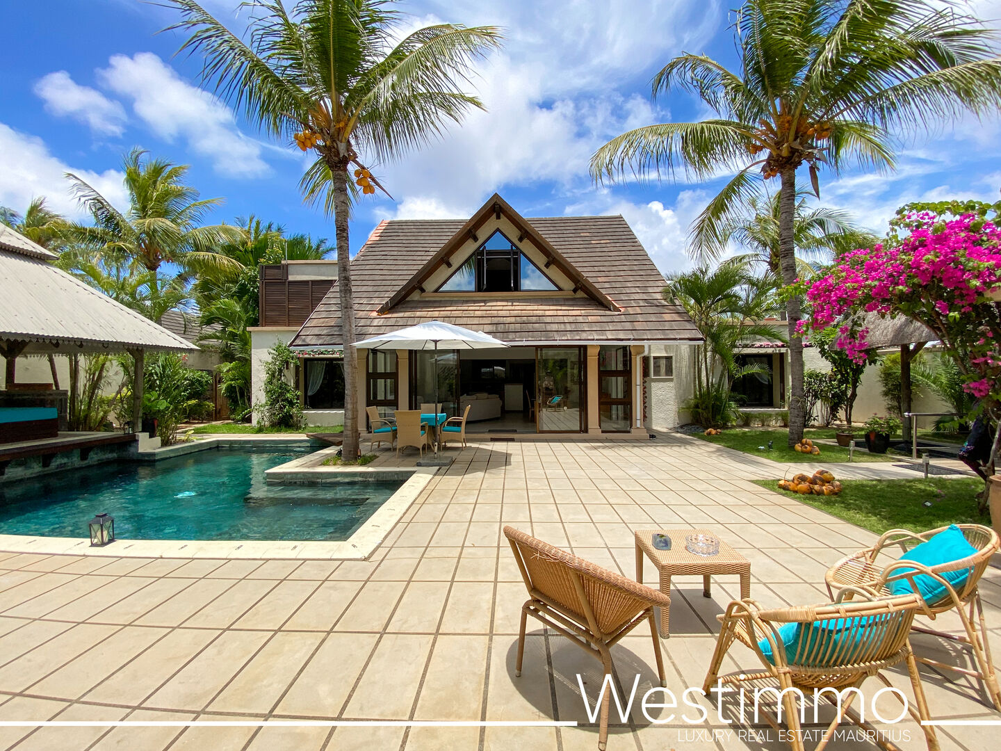 Westimmo Real Estate Duplex house for rent Tamarin