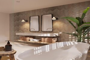 Projet SHOBA Flic en Flac Villa Salle de bain a