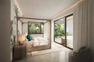 27 Degree West Villa 1 Master bedroom by Westimm