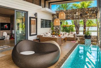 Maison d’architecte avec piscine à vendre à Flic en Flac