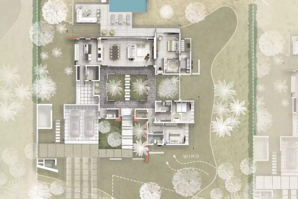 Villa de plain-pied 3 suites à Rivière Noire vue mer et golf - photo 3