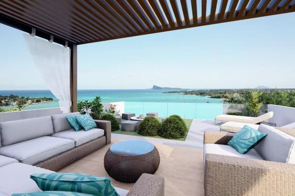 Penthouse front de mer + emplacement bateau Grand Baie - photo 1