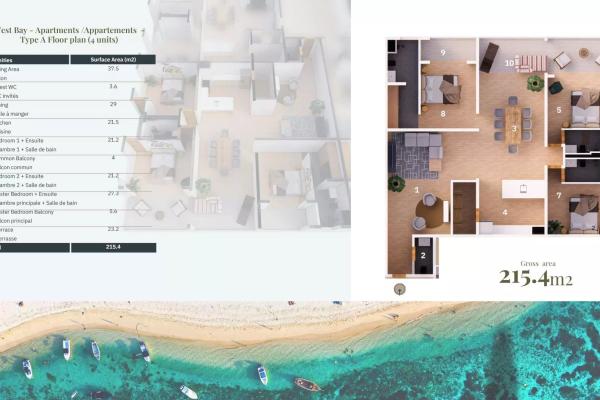 TAMARIN - Grand appartement moderne proche commerces - photo 4