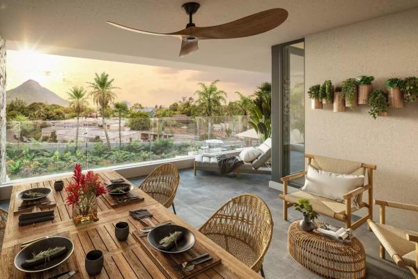 Proche de la plage de Flic en Flac , acheter un appartement de 3 chambres en suite - photo 1