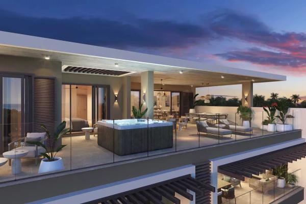 Penthouse  avec piscine privée et vues panoramiques à 180° sur l'océan - photo 3