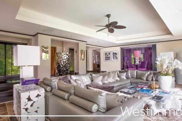 Villa somptueuse avec vue sur golf et lagon dans un cadre glamour-chic - photo 6