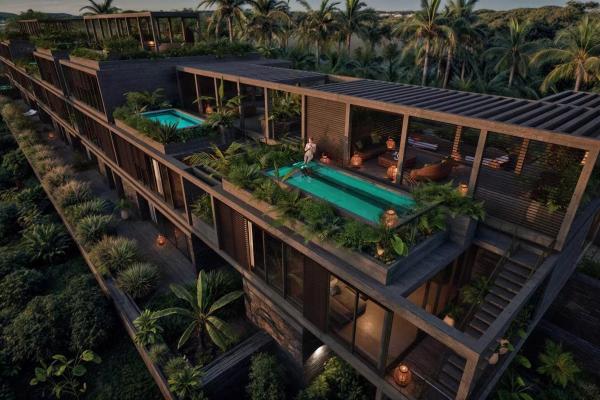 ROCHES NOIRES - l’élégance tropicale dans cette appartement 3 chambres avec rooftop et piscine - photo 4