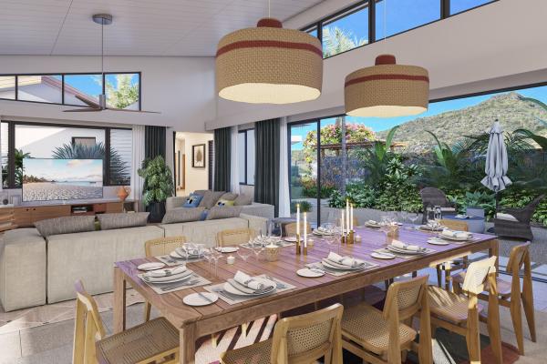 Villa à vendre à Tamarin 4 chambres avec piscine privée sur 1 300 m² - photo 3