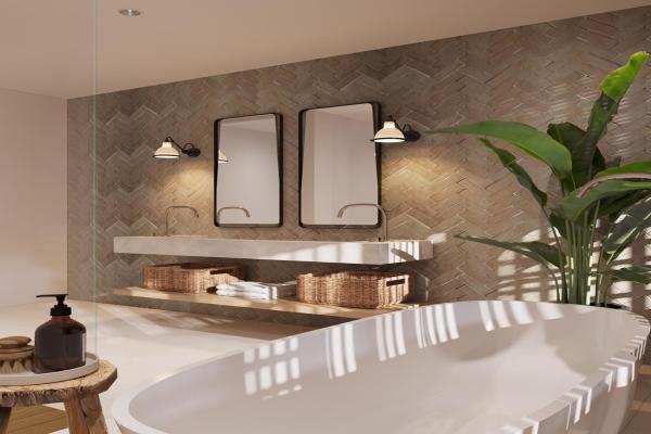 Projet SHOBA  Flic en Flac  Villa  Salle de bain a