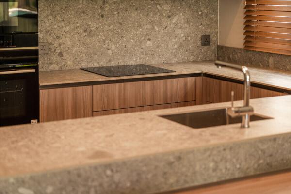 Projet SHOBA  Flic en Flac  Detail cuisine plan de