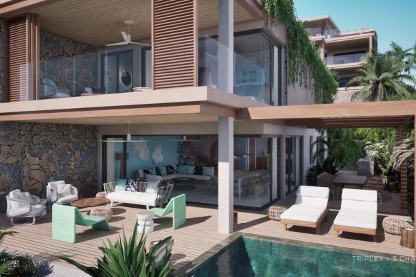 Triplex 3 chambres à Tamarin avec piscine privée et vue océan - photo 2