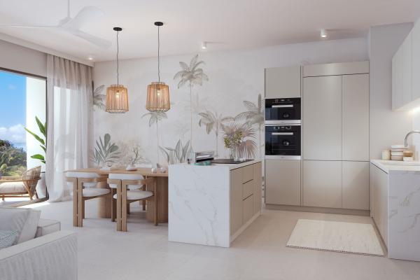 THE SOLAYA 2BEDROOMS  APARTMENTKITCHEN VIEW by wes