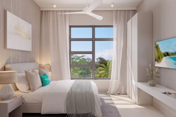 THE SOLAYA 2BEDROOMS  APARTMENTMASTER BEDROOM VIEW