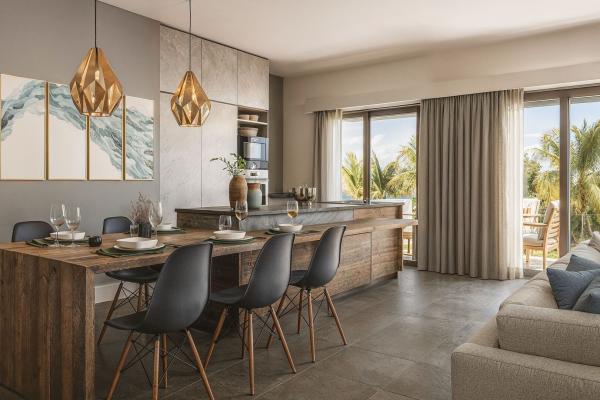 Appartement neuf 2 chambres avec piscine commune à vendre à Grand Baie, île Maurice