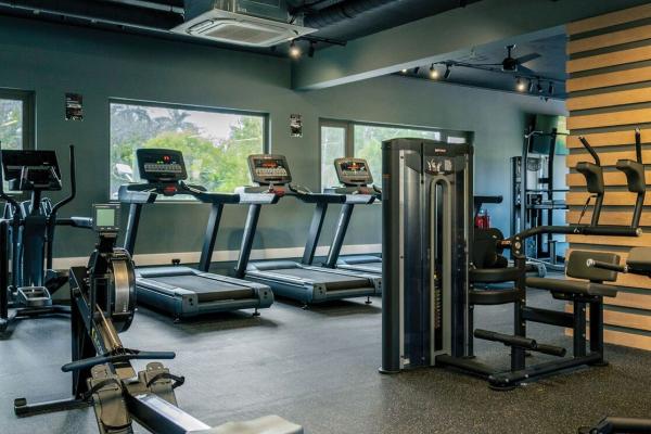 Salle de sport du clubhouse